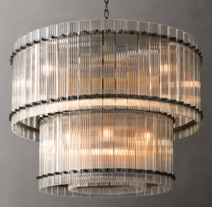 San Marco Two-Tier Round Chandelier 37"