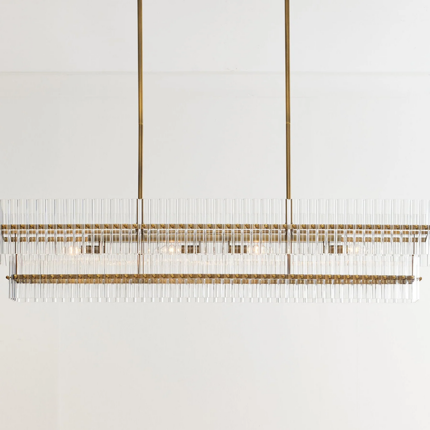 Mallory Crystal Linear Chandelier