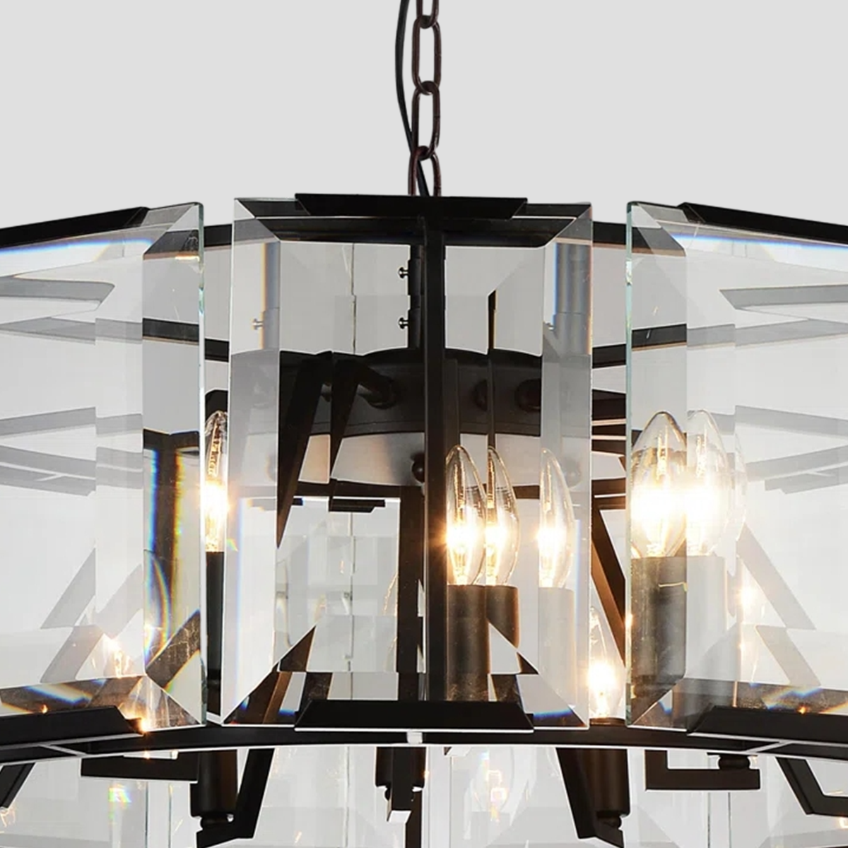 Harly Crystal Round Chandelier 24"