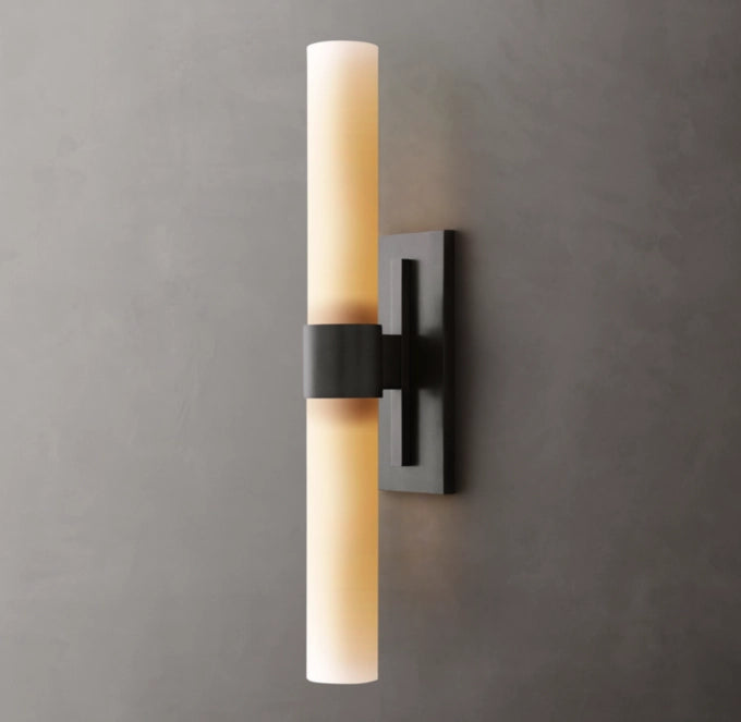 Ravelle Milk Glass Linear Sconce