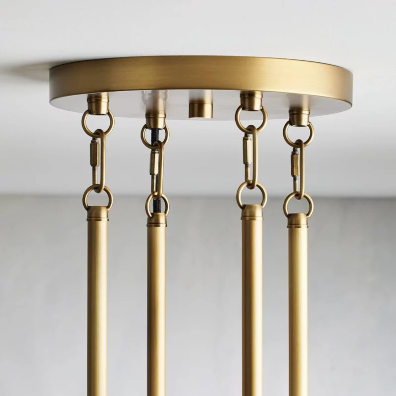 Andreas Round Glass Chandelier