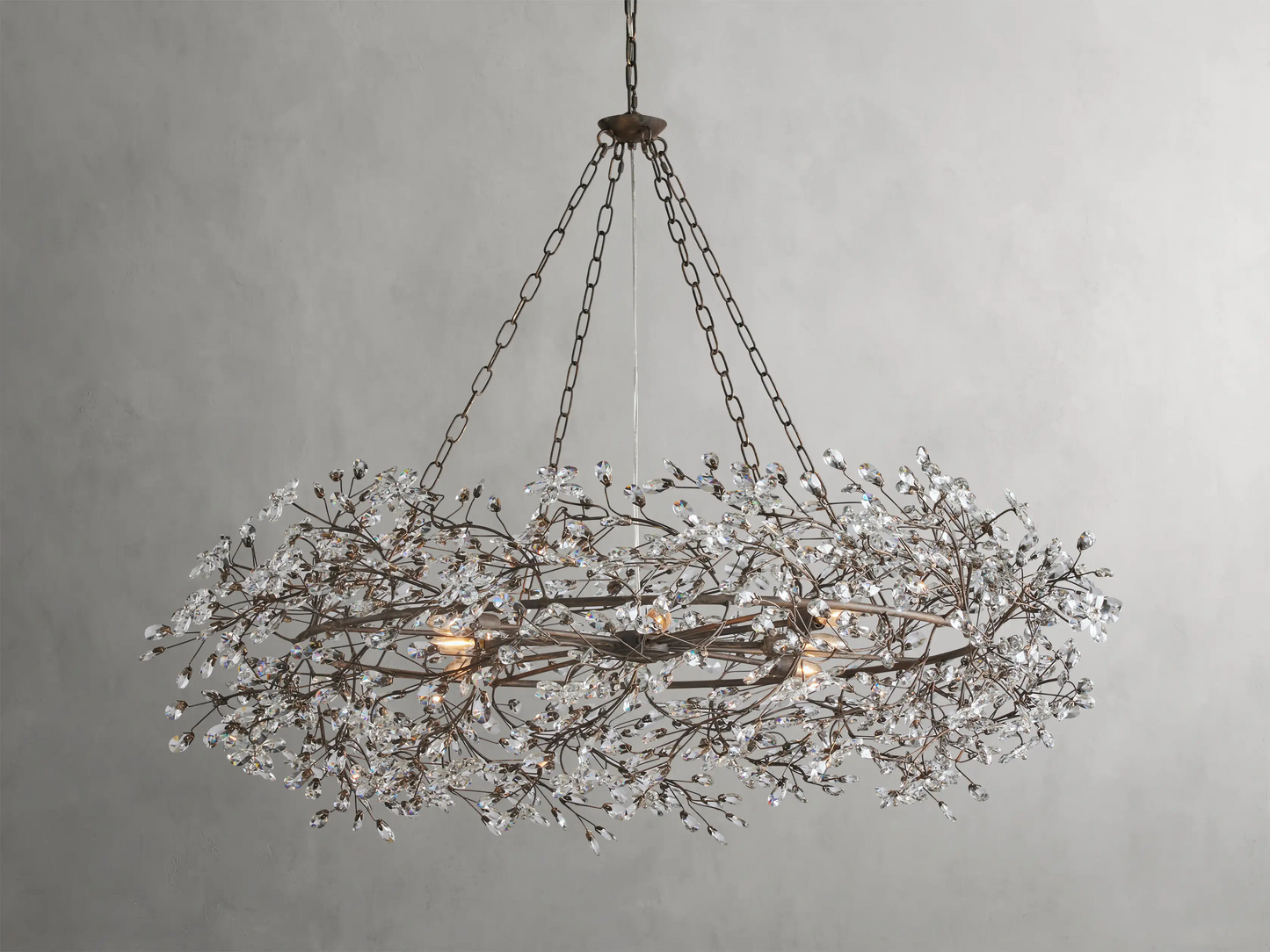 Fiore Crown Crystal Chandelier