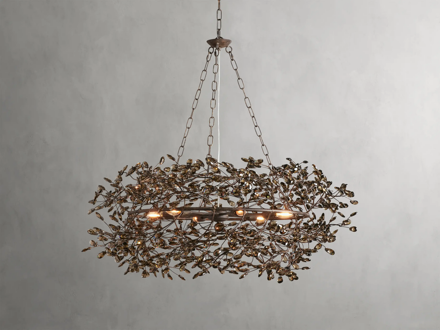 Fiore Crown Crystal Chandelier