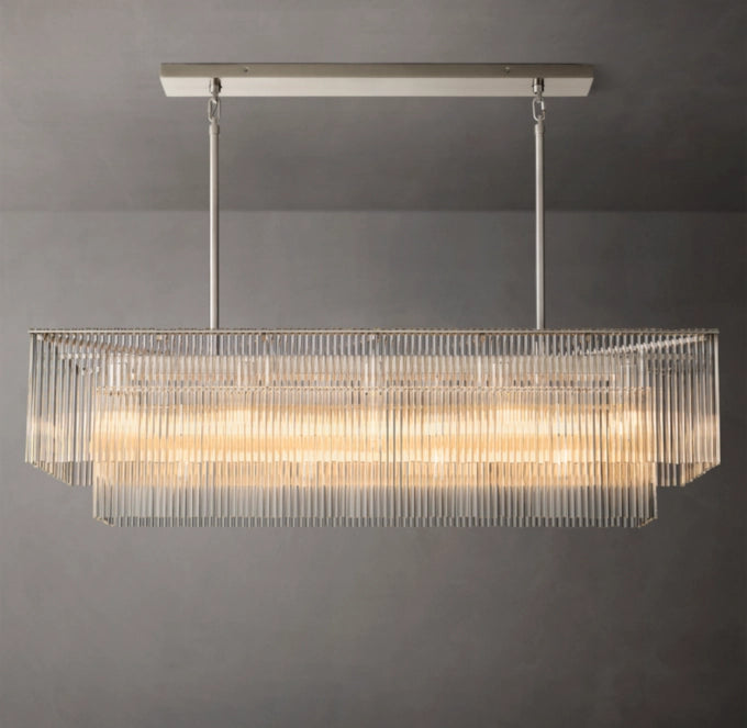 Amadeo Rectangular Chandelier 54"