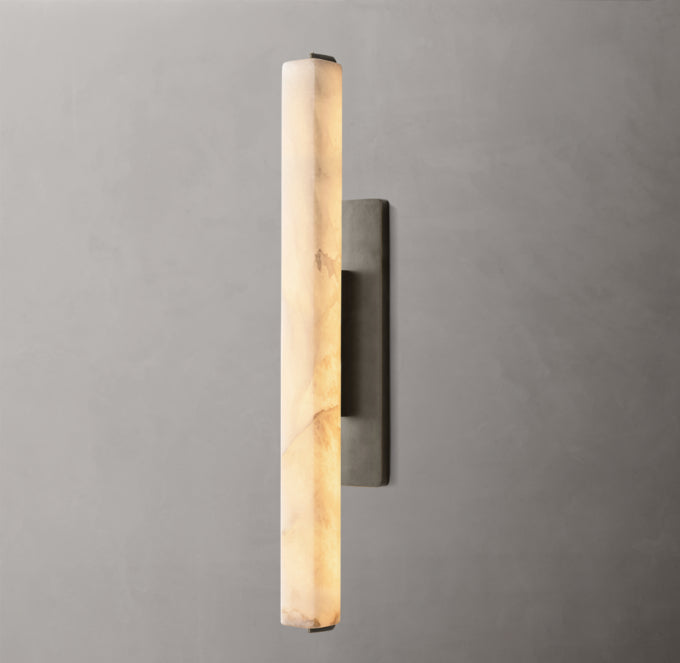 Audubon Alabaster Single Sconce