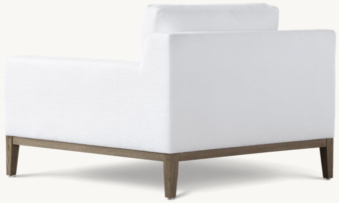 Italia Track Arm Chair - Oak Base