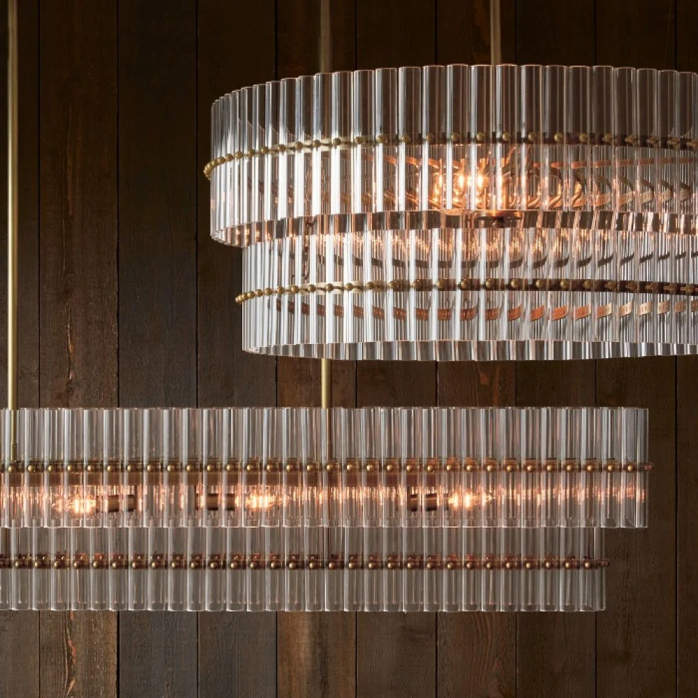 Mallory Crystal Linear Chandelier