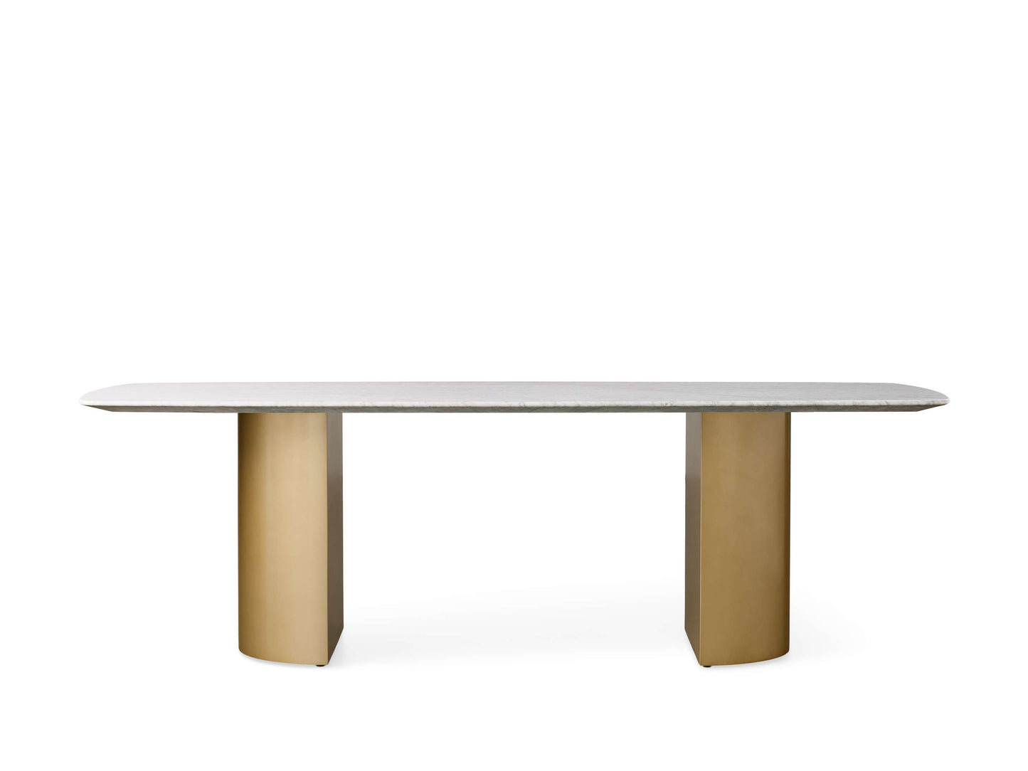 Saint Germain Stone Dining Table with Dauphine Base