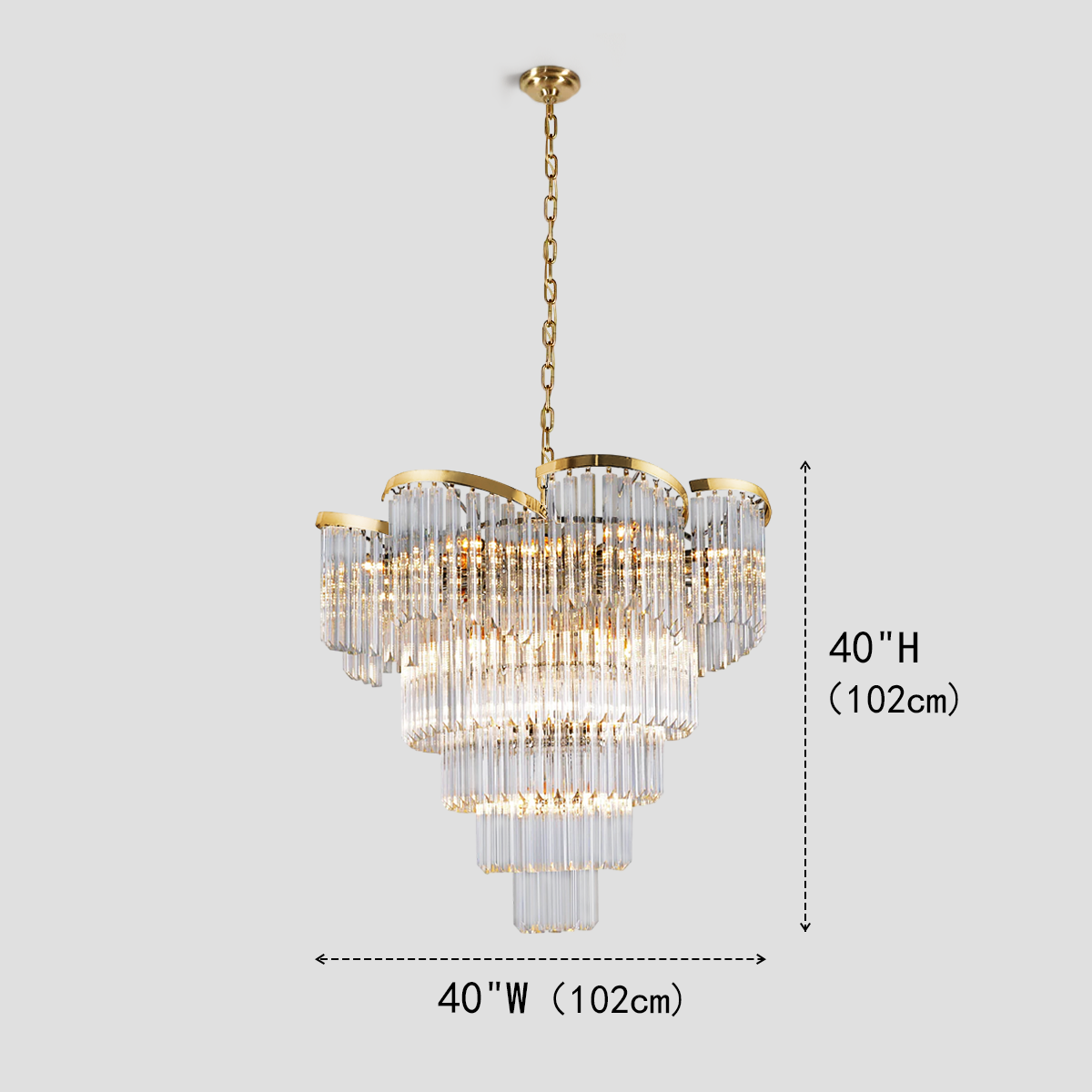 Galy Flow Crystal Chandelier