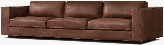 Maddox Leather 3-Cushion Sofa