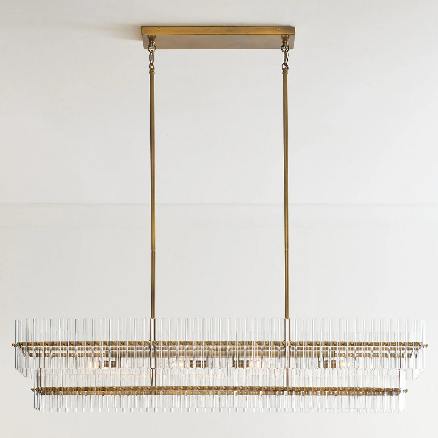 Mallory Crystal Linear Chandelier