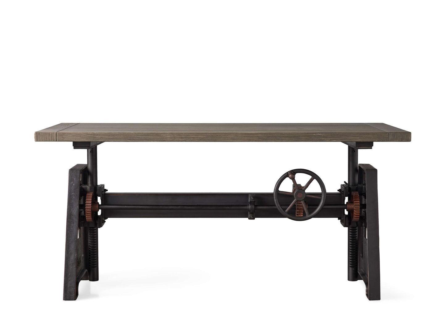 Industrial Crank Desk with Wynn Top