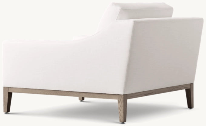 Italia Slope Arm Chair - Oak Base