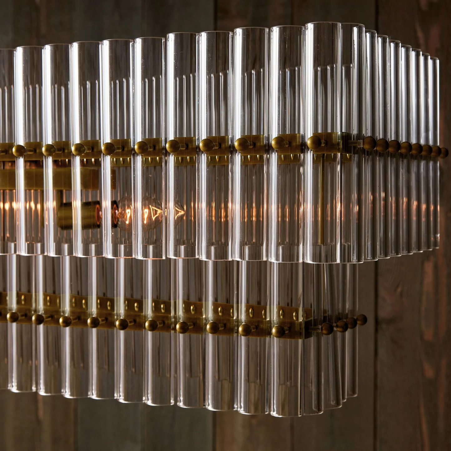Mallory Crystal Linear Chandelier