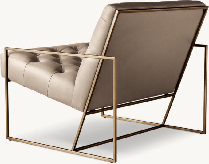 Marsden tufted Leather Chair