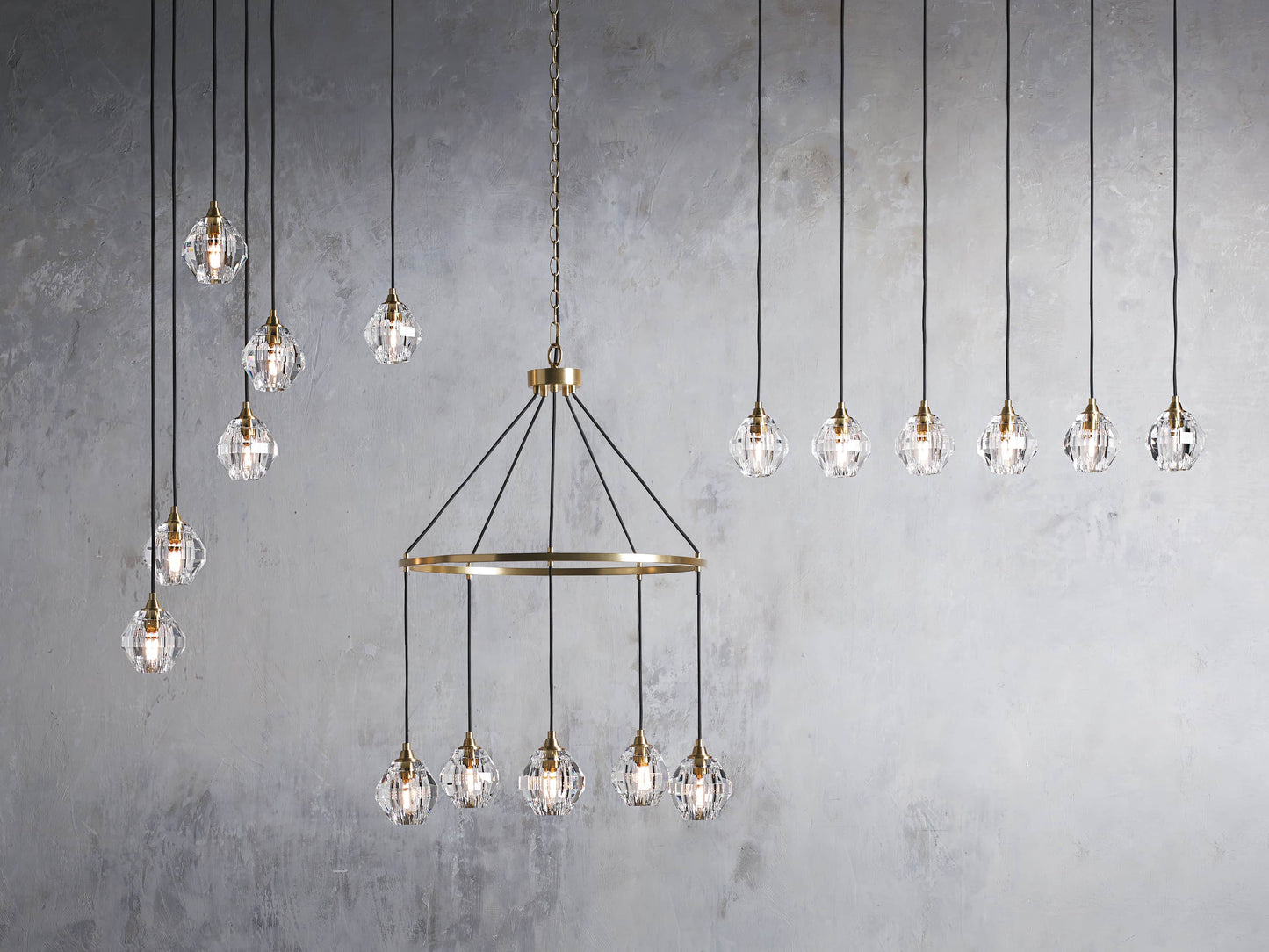 Amoroso Pendant in Brass