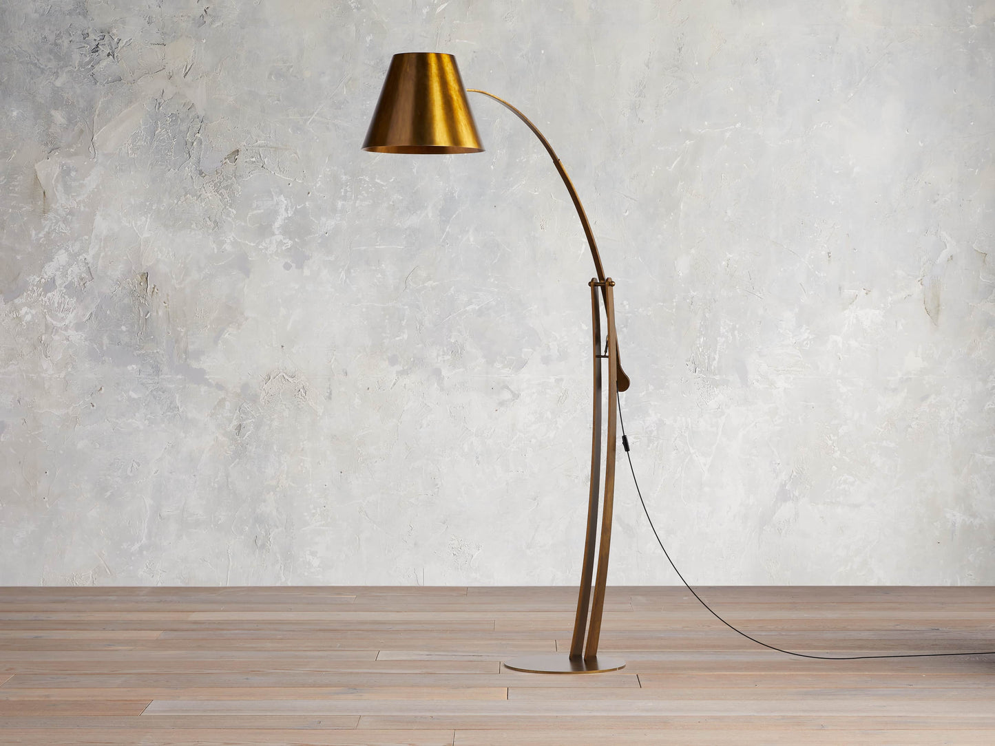 Arcadia Bronze Arc Floor Lamp