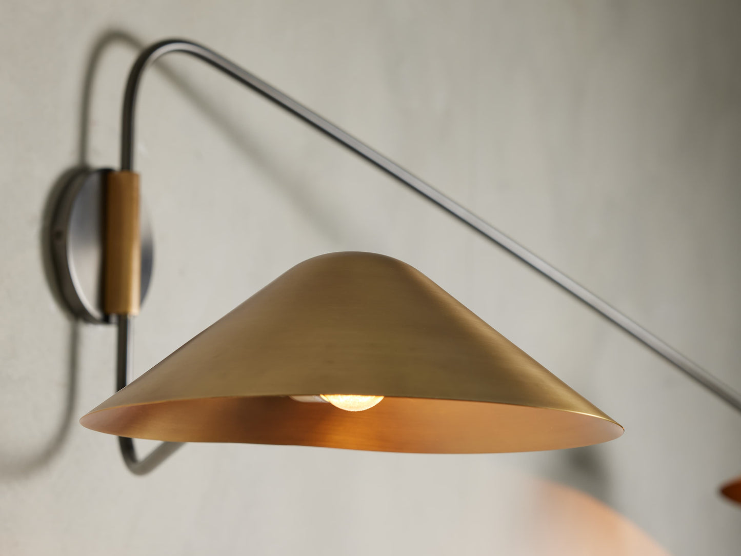 Simms Long Arm Double Sconce