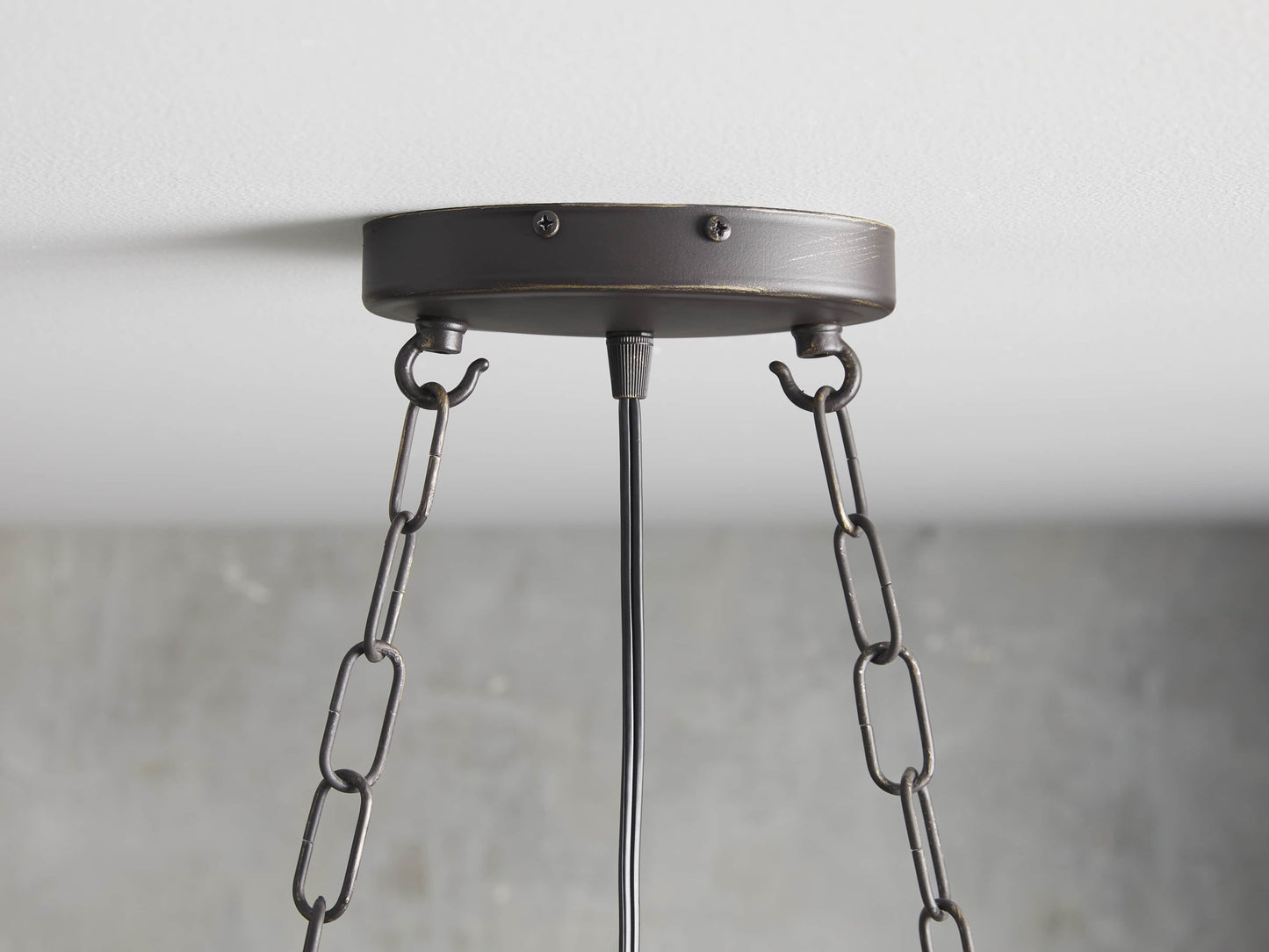 La Cage 50" Rectangular Chandelier in Bronze