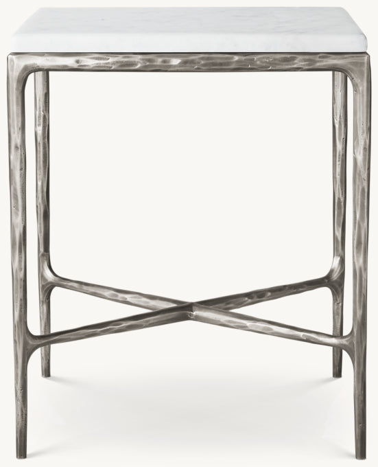 Thaddeus Marble Square Bedside Table
