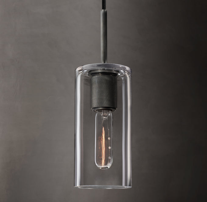 Utilitaire Cylinder Shade Pendant