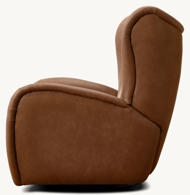 Gianna Leather Swivel Recliner