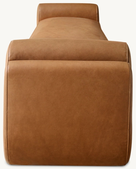 Matteo Leather Bench