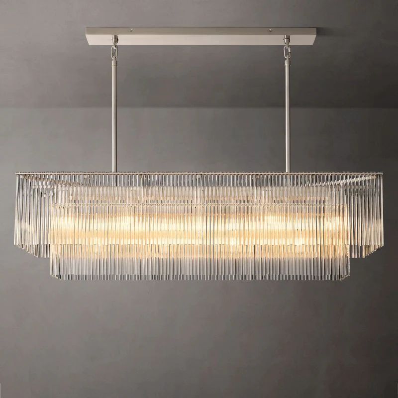 Amadeo Rectangular Living Room Chandelier 54"