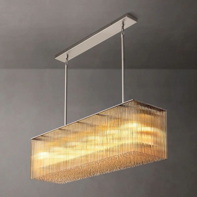 Amadeo Rectangular Living Room Chandelier 54"