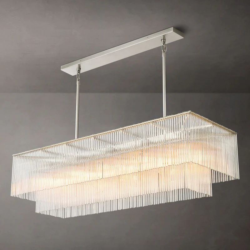 Amadeo Rectangular Living Room Chandelier 54"