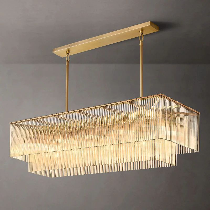 Amadeo Rectangular Living Room Chandelier 54"