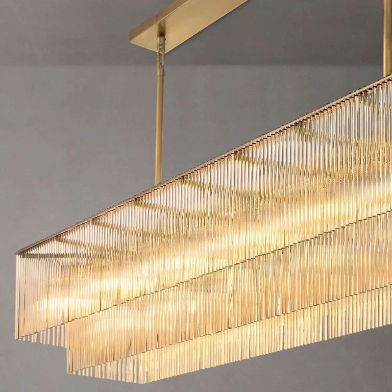 Amadeo Rectangular Dining Room Chandelier 72"