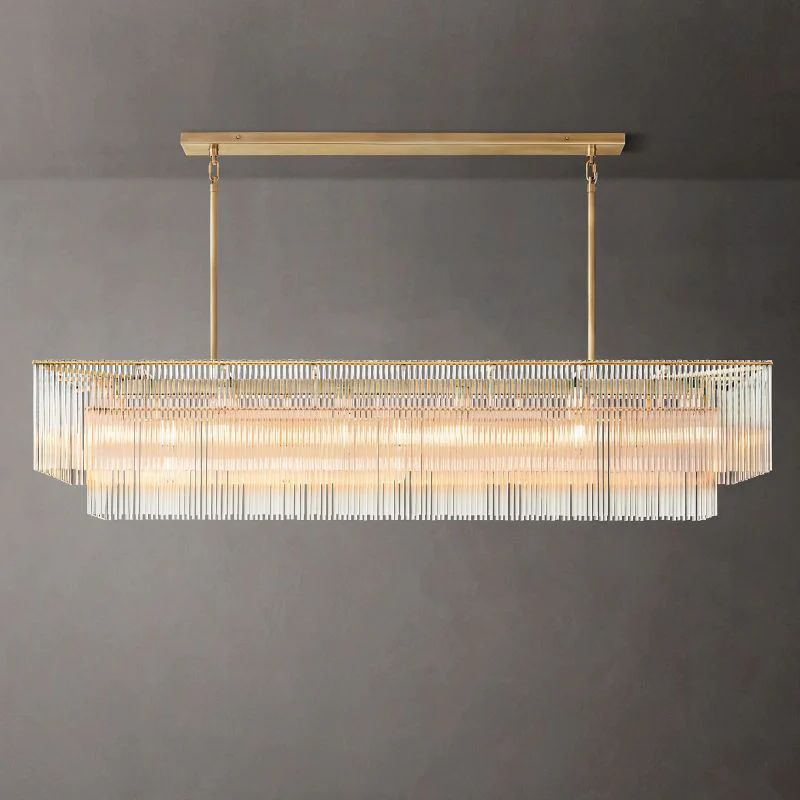 Amadeo Rectangular Dining Room Chandelier 72"