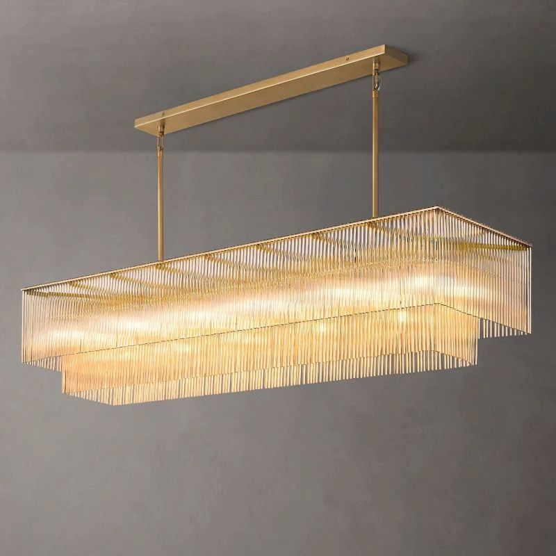 Amadeo Rectangular Dining Room Chandelier 72"