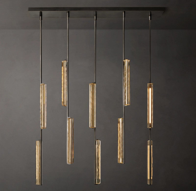 Audubon Linear Dining Room Chandelier 54"