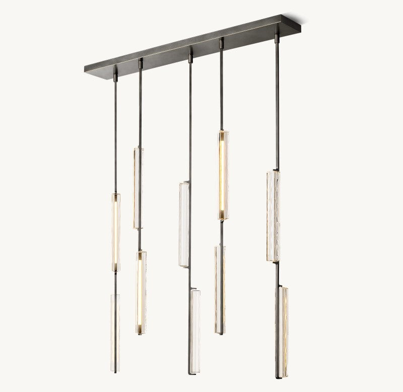 Audubon Linear Dining Room Chandelier 54"