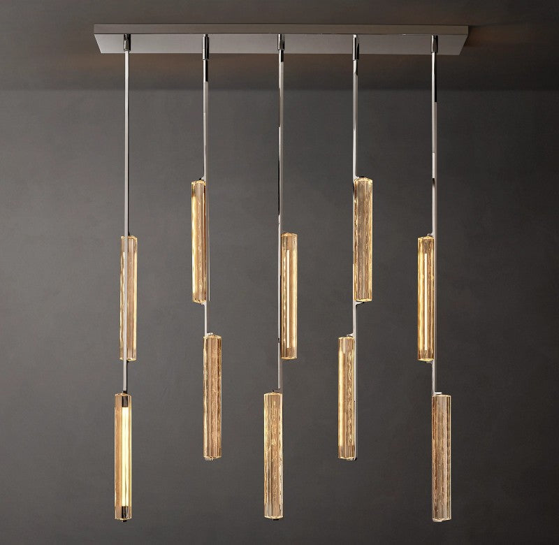 Audubon Linear Dining Room Chandelier 54"