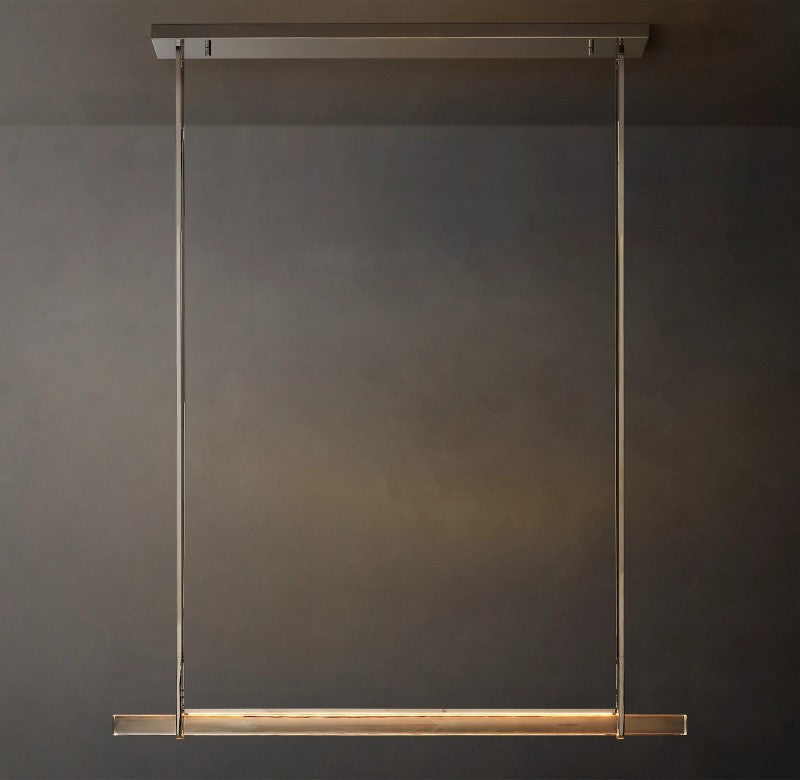 Audubon Single Bar Linear Dining Room Chandelier 60"