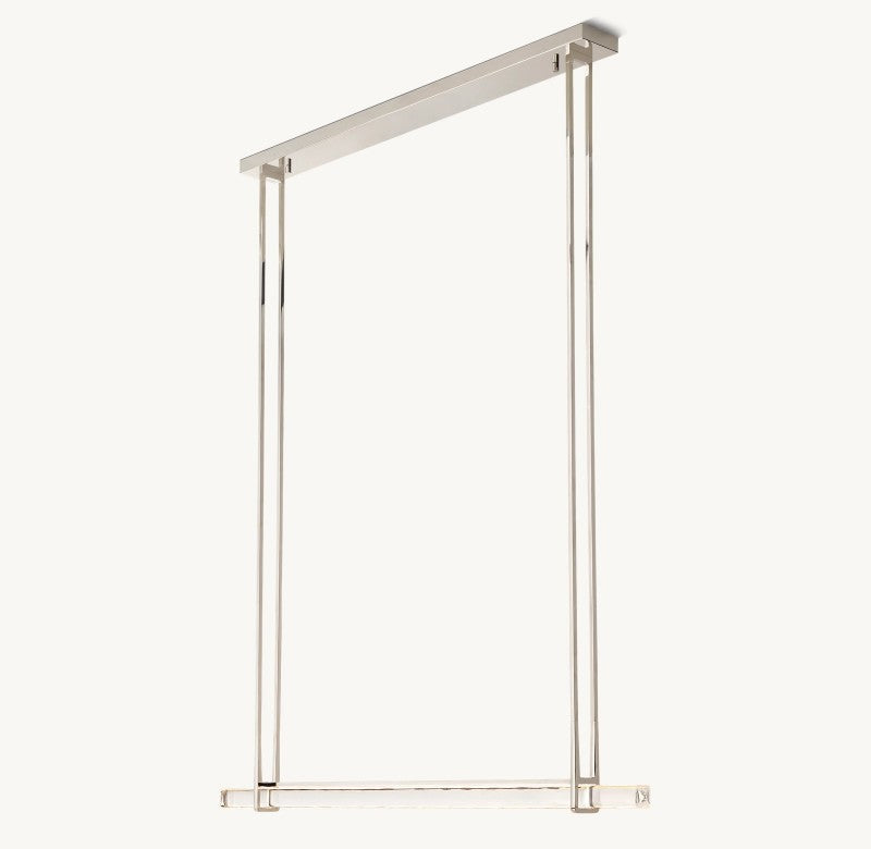 Audubon Single Bar Linear Dining Room Chandelier 60"