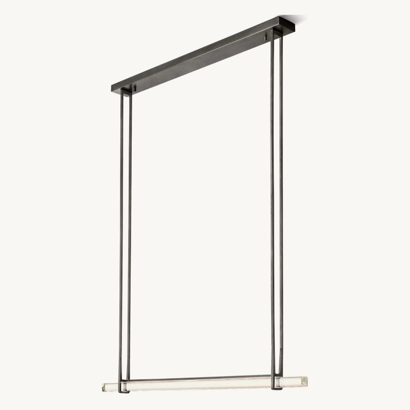 Audubon Single Bar Linear Dining Room Chandelier 60"