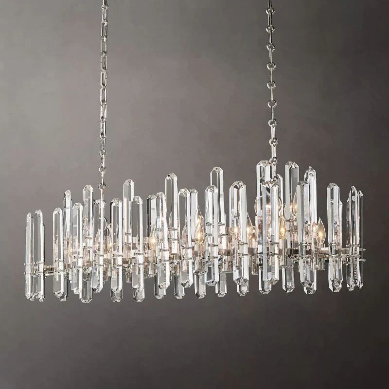 Bonnington Prism Linear Dining Room Chandelier 54"