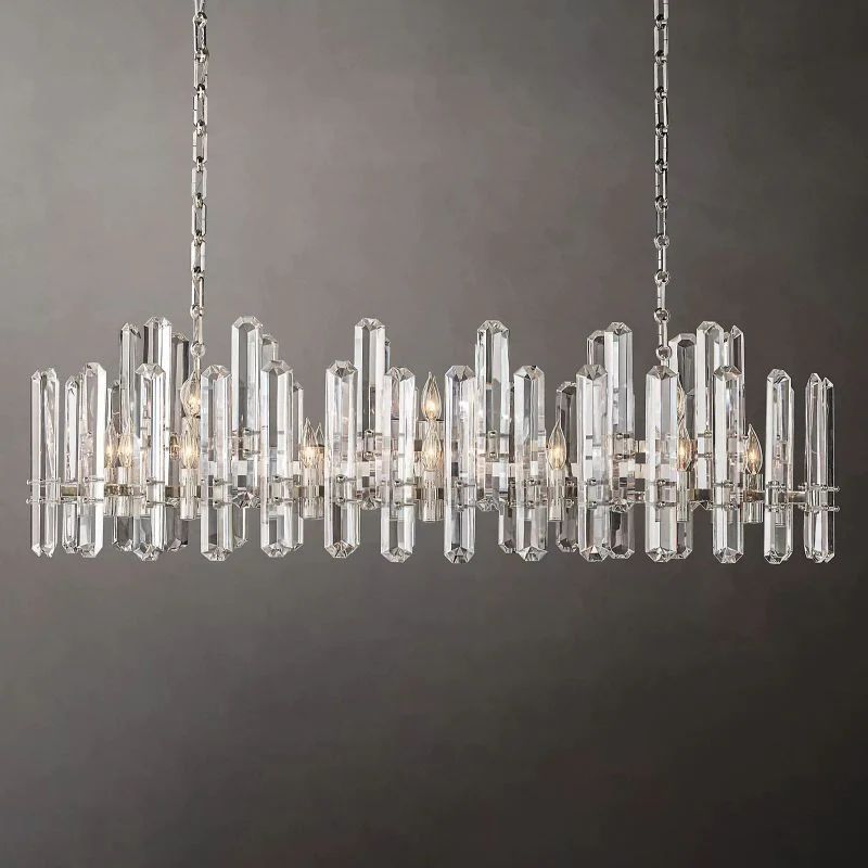 Bonnington Prism Linear Dining Room Chandelier 54"