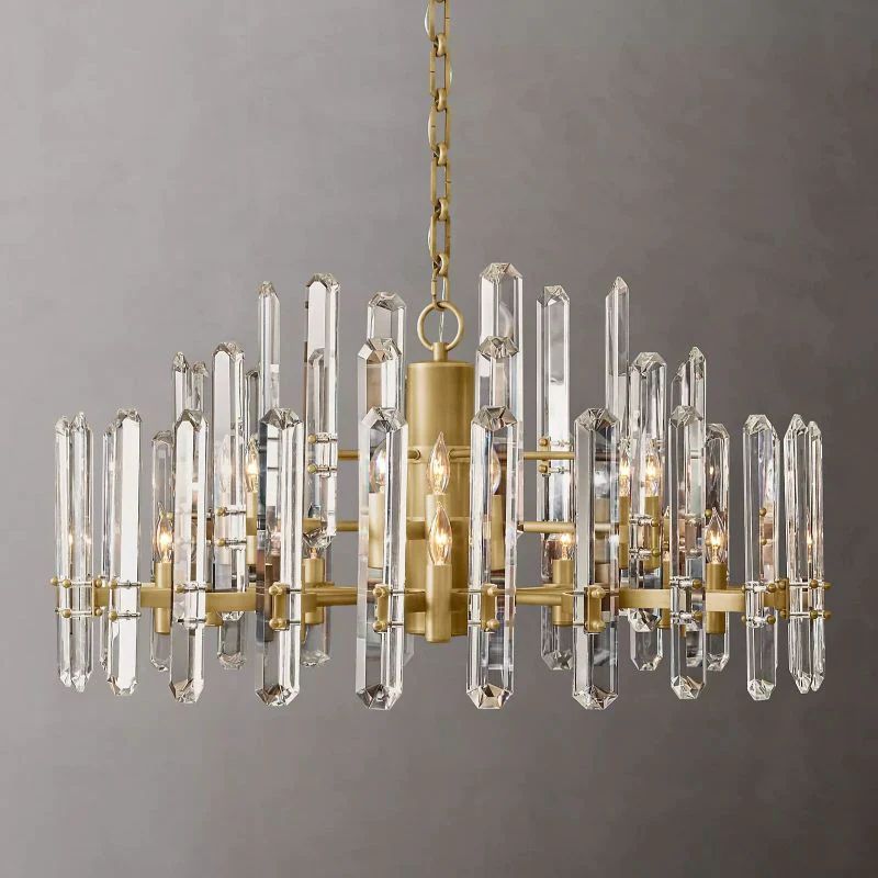 Bonnington Prism Round Dining Room Chandelier 36"