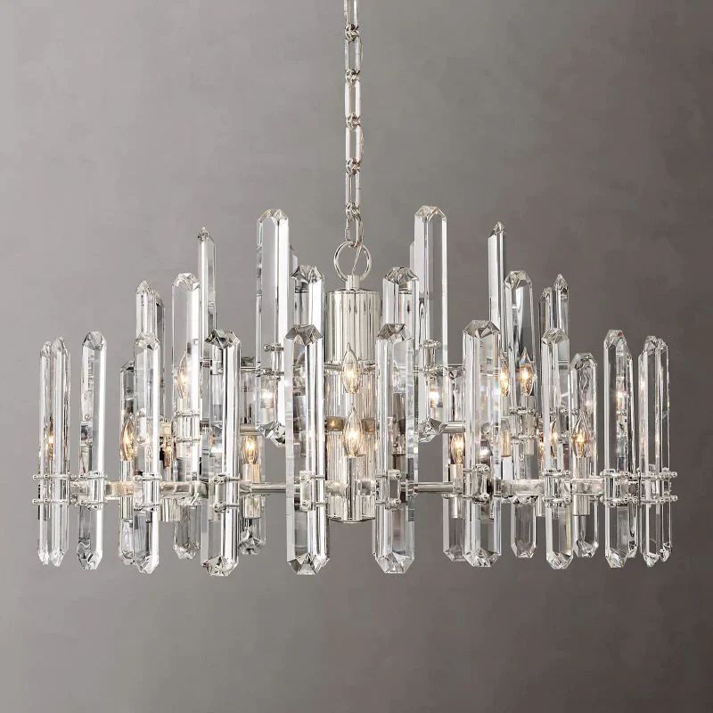 Bonnington Prism Round Dining Room Chandelier 36"