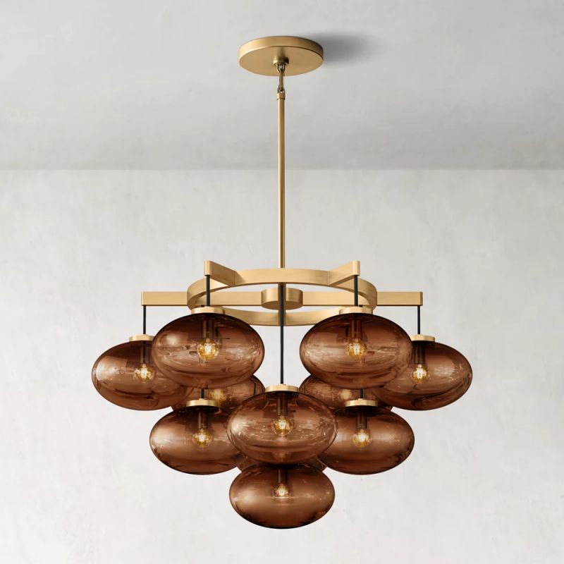 Cabrette Round Living Room Chandelier 36"