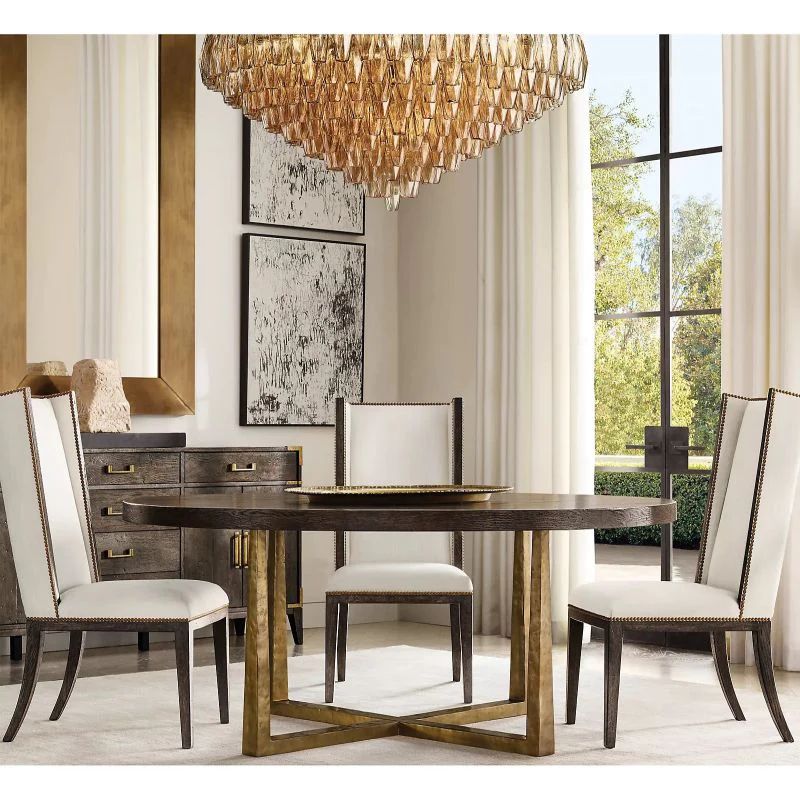 Chiara Smoke Glass Tiered Round Chandelier 47" For Living Room