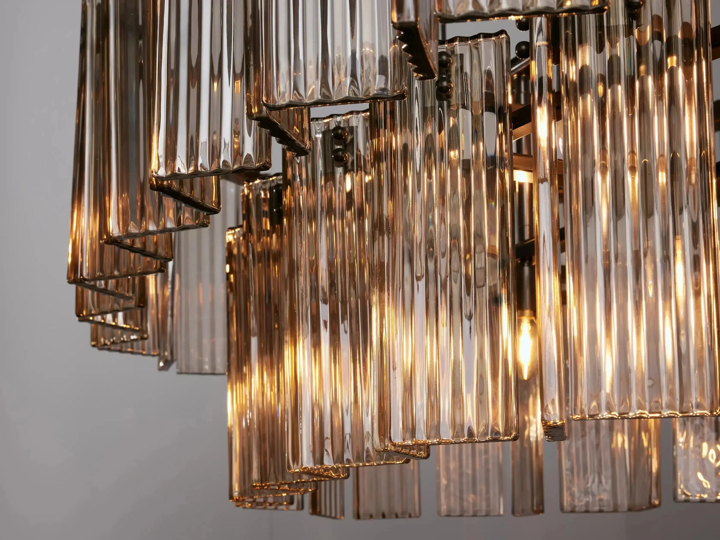 Delsie Oval Glass Chandelier 51''63''72''