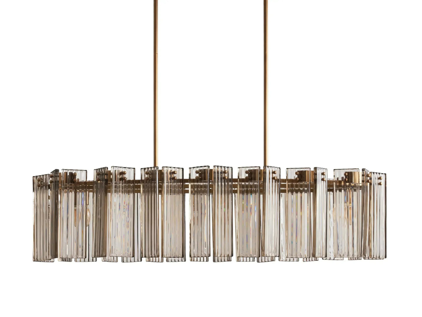 Delsie Oval Glass Chandelier 51''63''72''