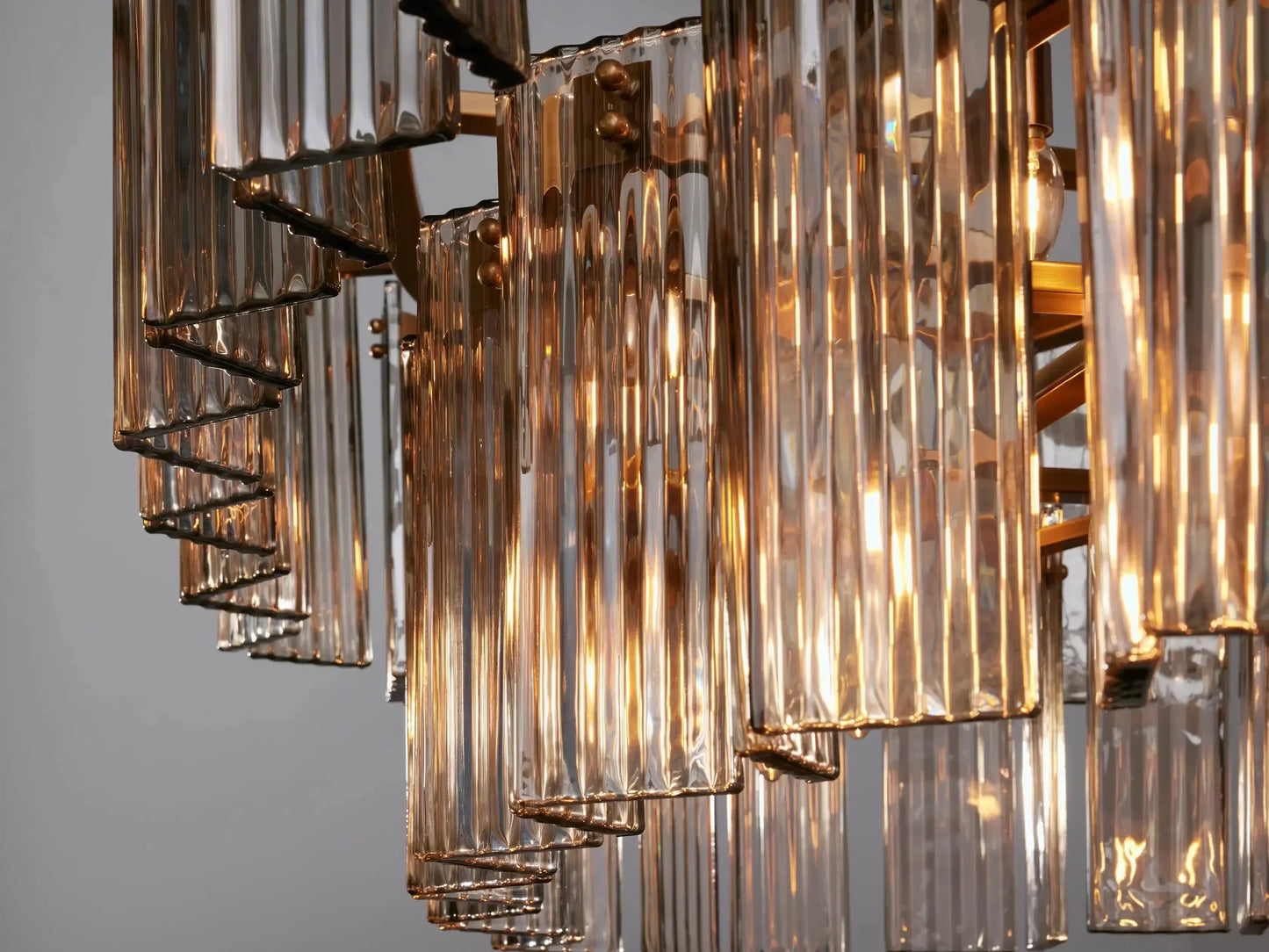 Delsie Oval Glass Chandelier 51''63''72''