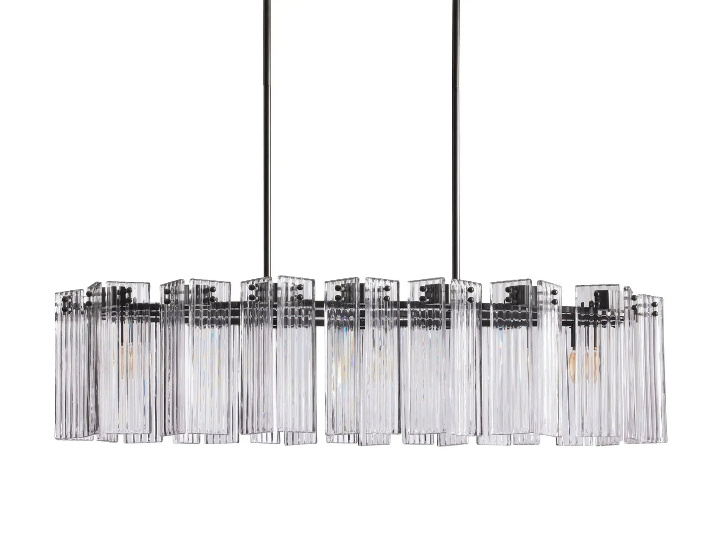 Delsie Oval Glass Chandelier 51''63''72''